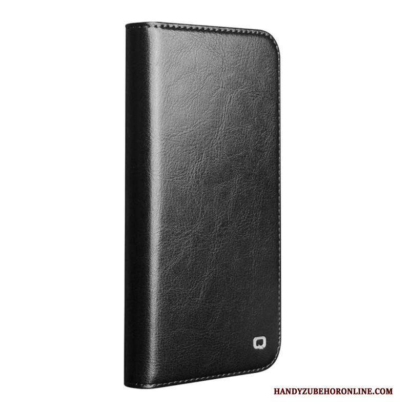 Flip Case iPhone Air Echtes Leder Qialino