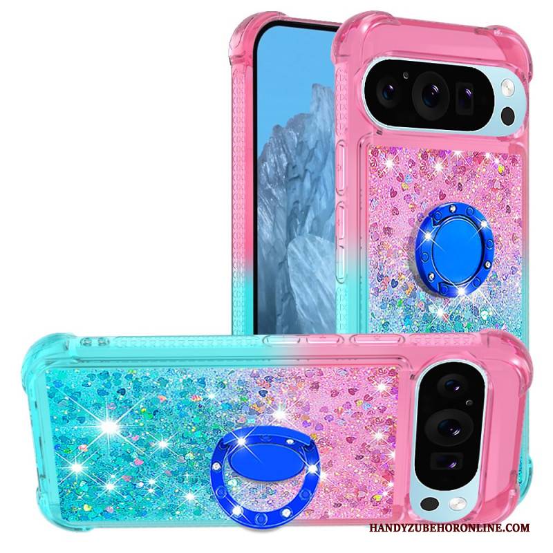 Google Pixel 10 / 10 Pro Glitzer-farbverlauf Mit Ringhalter