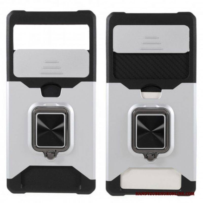 Handyhülle Für Google Pixel 6 Halter & Objektivschutz & Kartenhalter