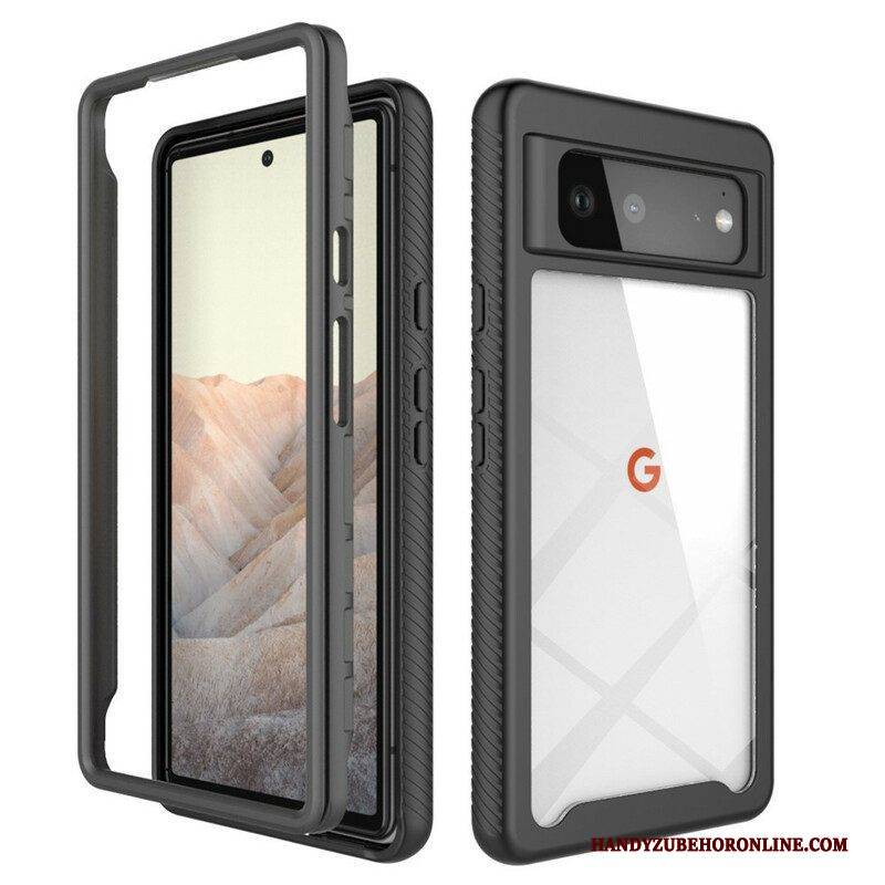 Handyhülle Für Google Pixel 6 Hybride Abgeschrägte Kanten