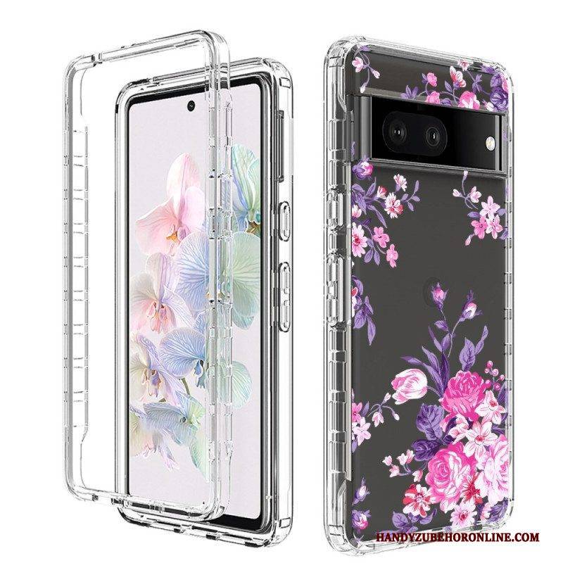 Handyhülle Für Google Pixel 7 Nahtlose Blumen