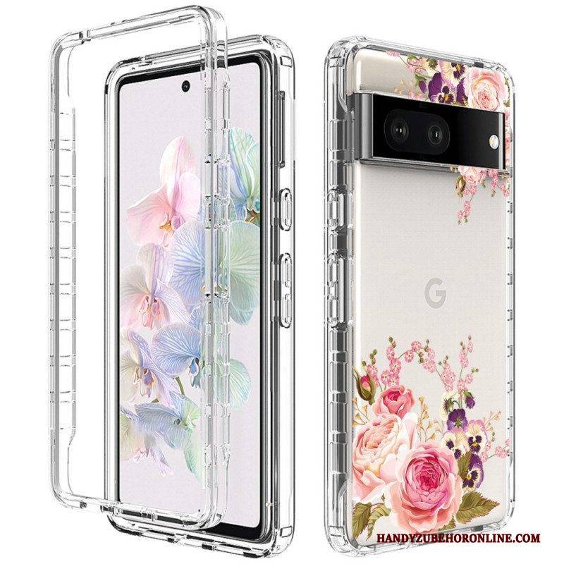 Handyhülle Für Google Pixel 7 Nahtlose Blumen