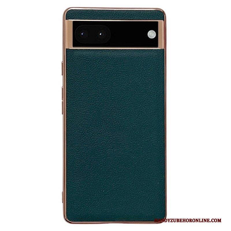 Handyhülle Für Google Pixel 7 Pro Echtlederfarbe