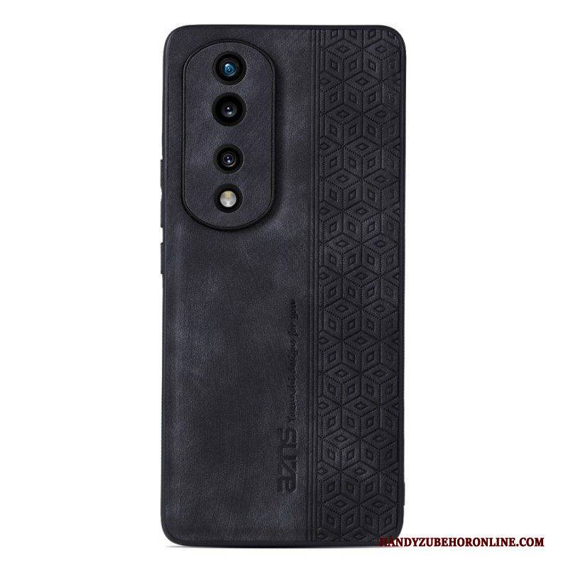 Handyhülle Für Honor 70 Azns Ledereffekt