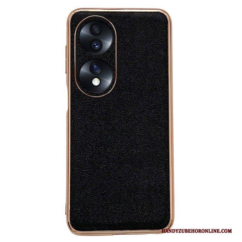 Handyhülle Für Honor 70 Eleganz Aus Echtem Leder