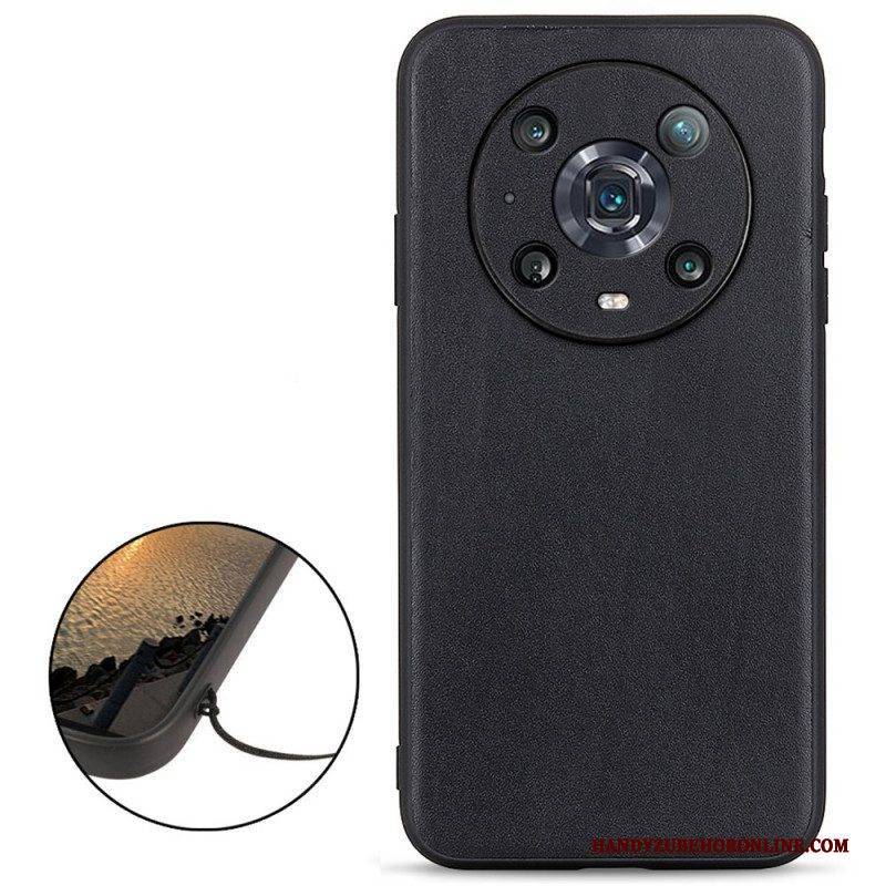 Handyhülle Für Honor Magic 4 Pro Echtes Leder