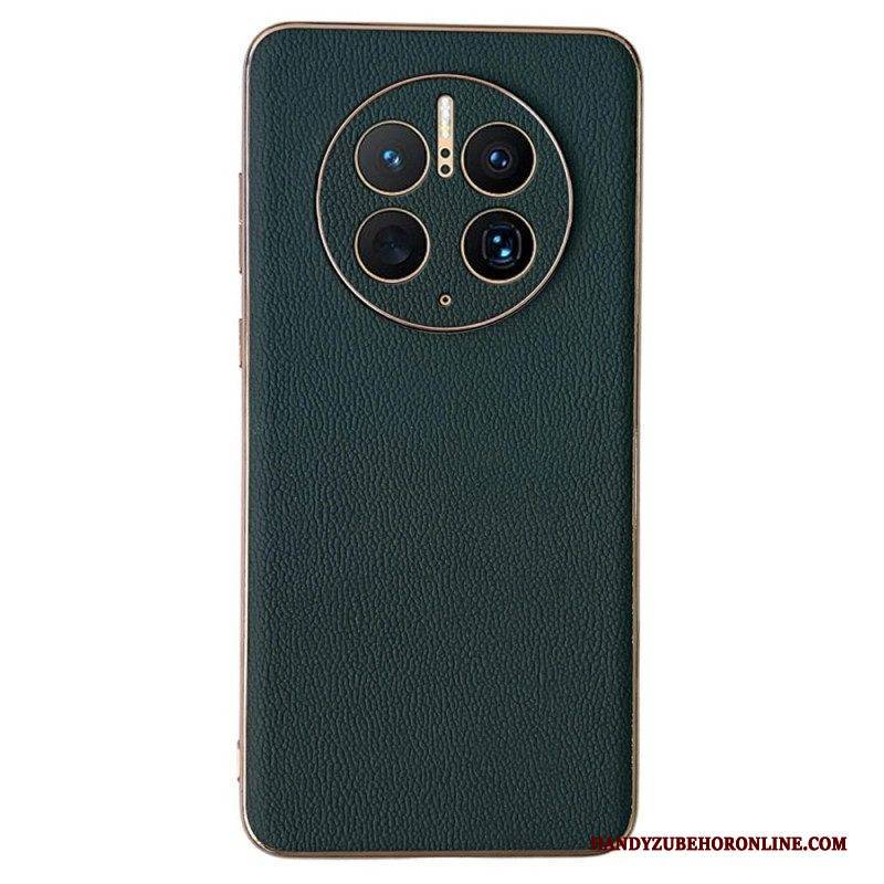Handyhülle Für Huawei Mate 50 Pro Echtlederfarbe