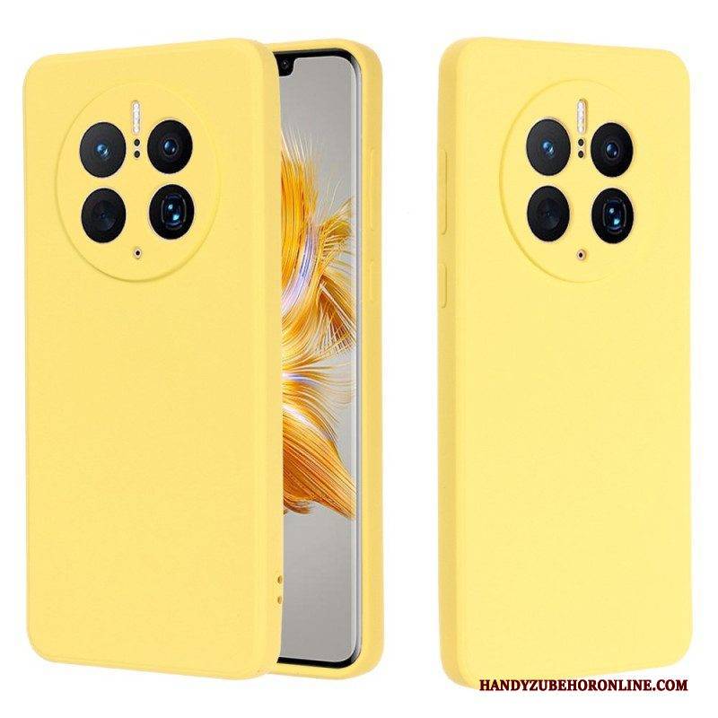 Handyhülle Für Huawei Mate 50 Pro Flüssigsilikon Mit Lanyard