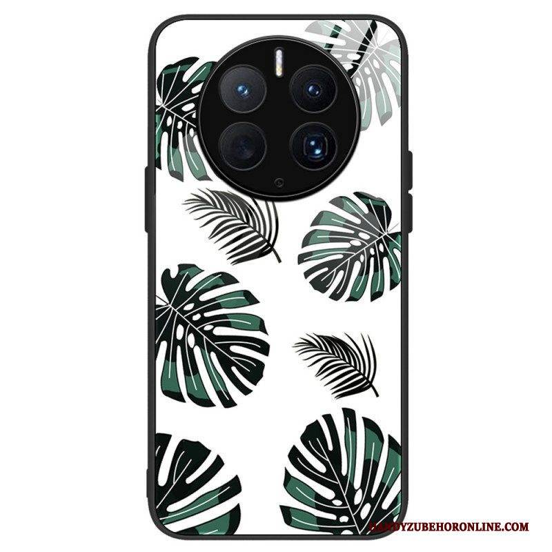 Handyhülle Für Huawei Mate 50 Pro Pflanzlich Gehärtetes Glas