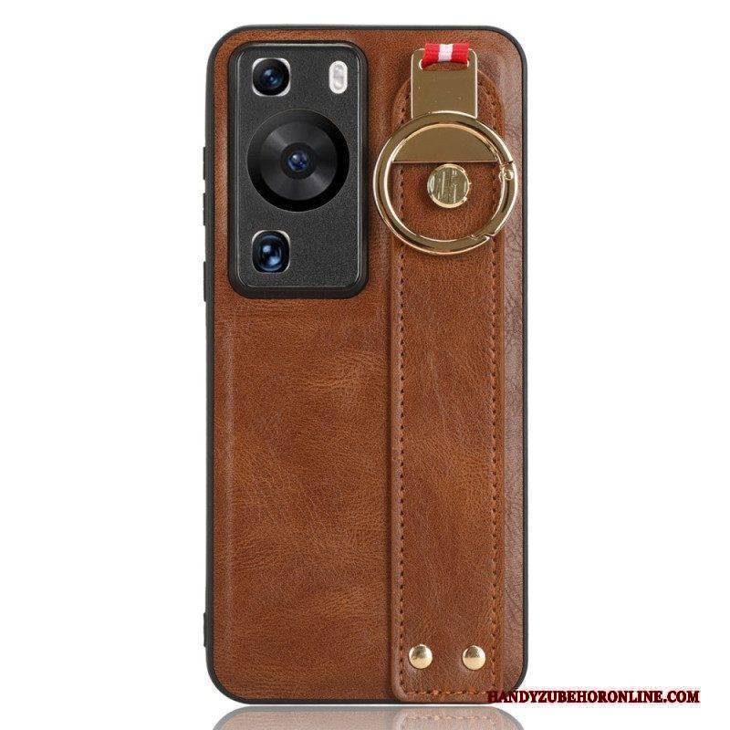 Handyhülle Für Huawei P60 Pro Mit Riemen Und Ring