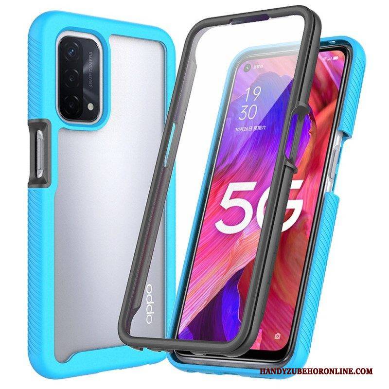 Handyhülle Für Oppo A54 5G / A74 5G Schutzhülle Und Displayschutzfolie