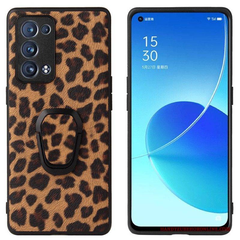 Handyhülle Für Oppo Reno 6 Pro 5G Trendringmuster Und Tier