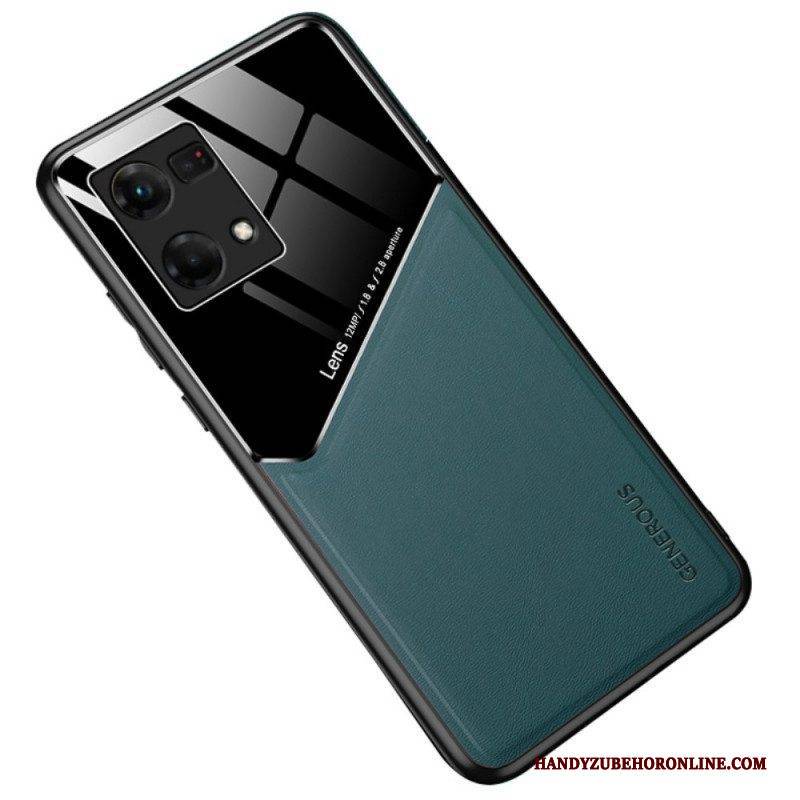 Handyhülle Für Oppo Reno 7 Hochwertiges Kunstleder