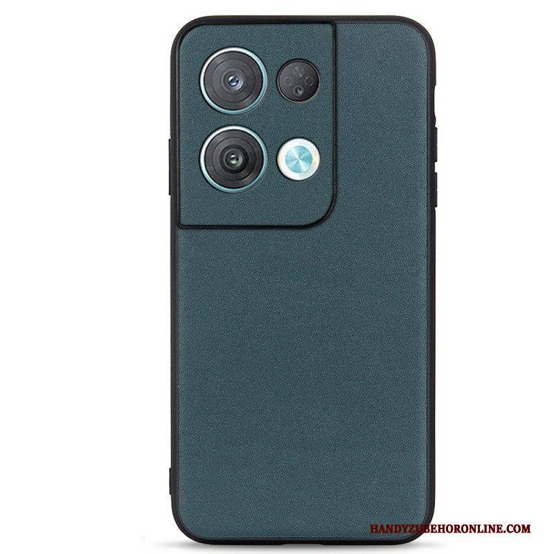 Handyhülle Für Oppo Reno 8 Echtes Leder
