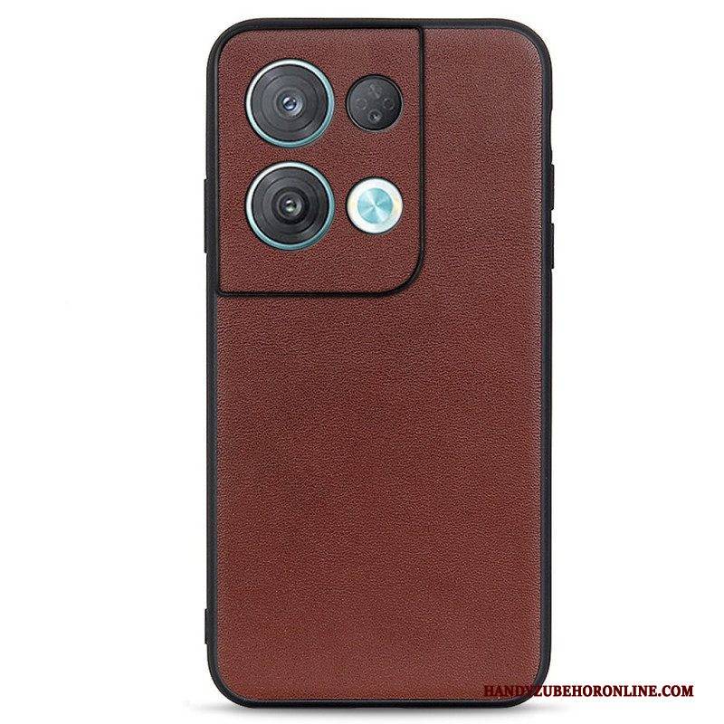 Handyhülle Für Oppo Reno 8 Echtes Leder