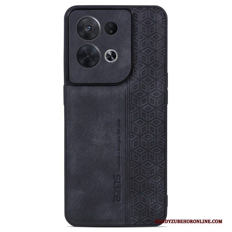 Handyhülle Für Oppo Reno 8 Pro Azns Ledereffekt