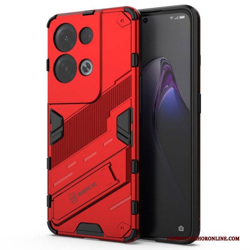 Handyhülle Für Oppo Reno 8 Pro Freihändiger. Abnehmbarer Ständer Mit Zwei Positionen