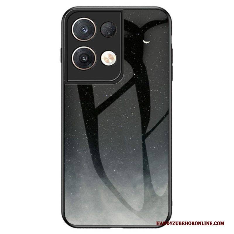 Handyhülle Für Oppo Reno 8 Pro Muster Aus Gehärtetem Glas