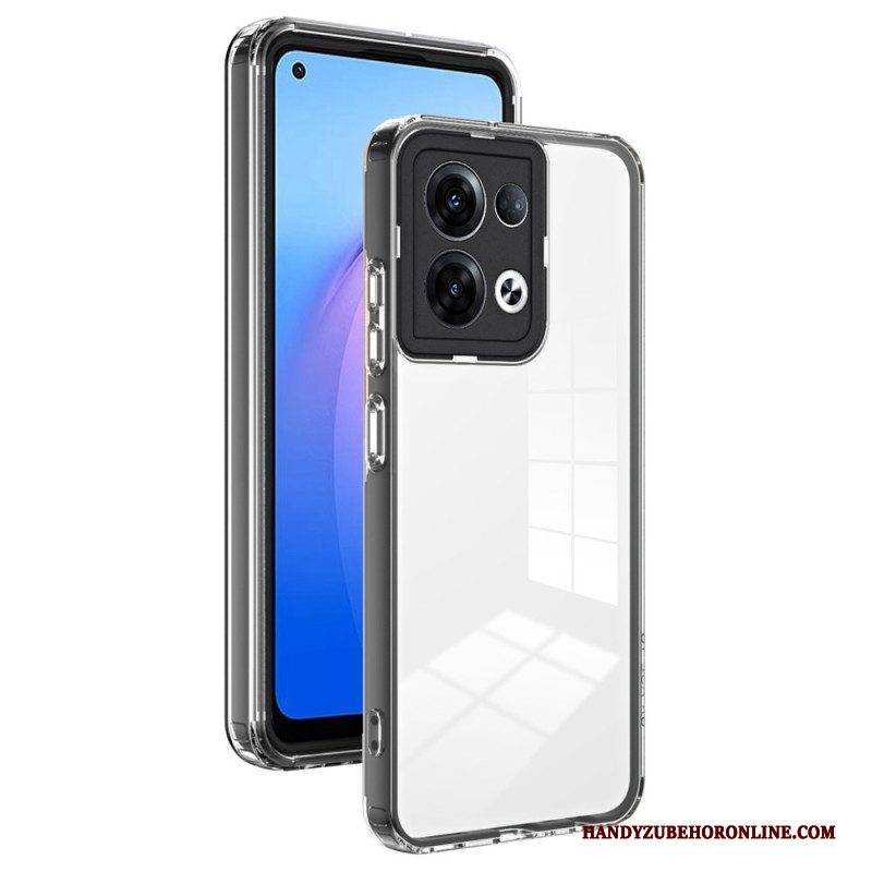 Handyhülle Für Oppo Reno 8 Transparenter Hybrid