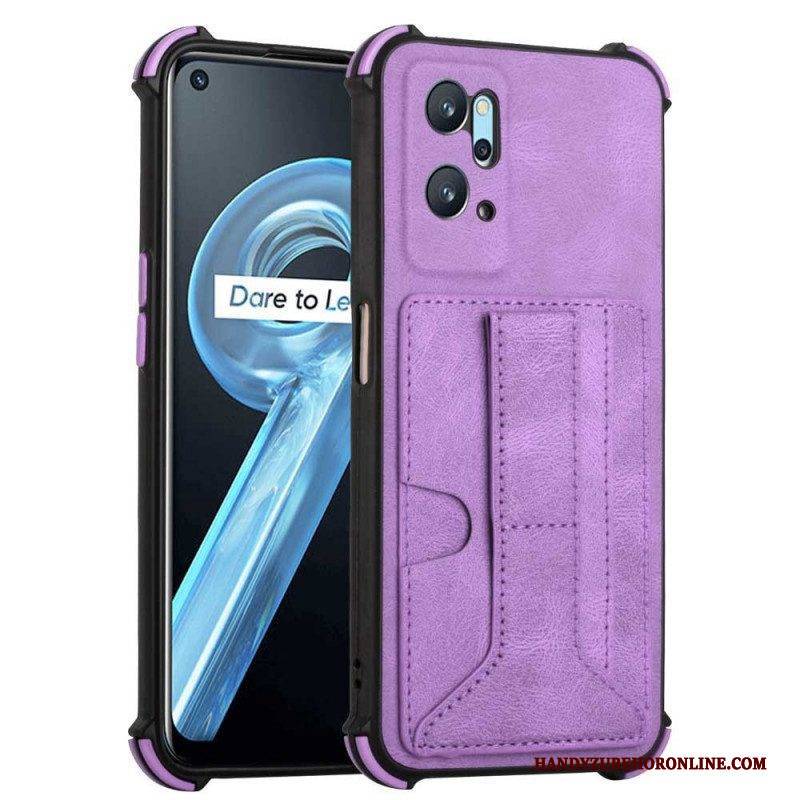 Handyhülle Für Realme 9i Lederständer Und Kartenhalter