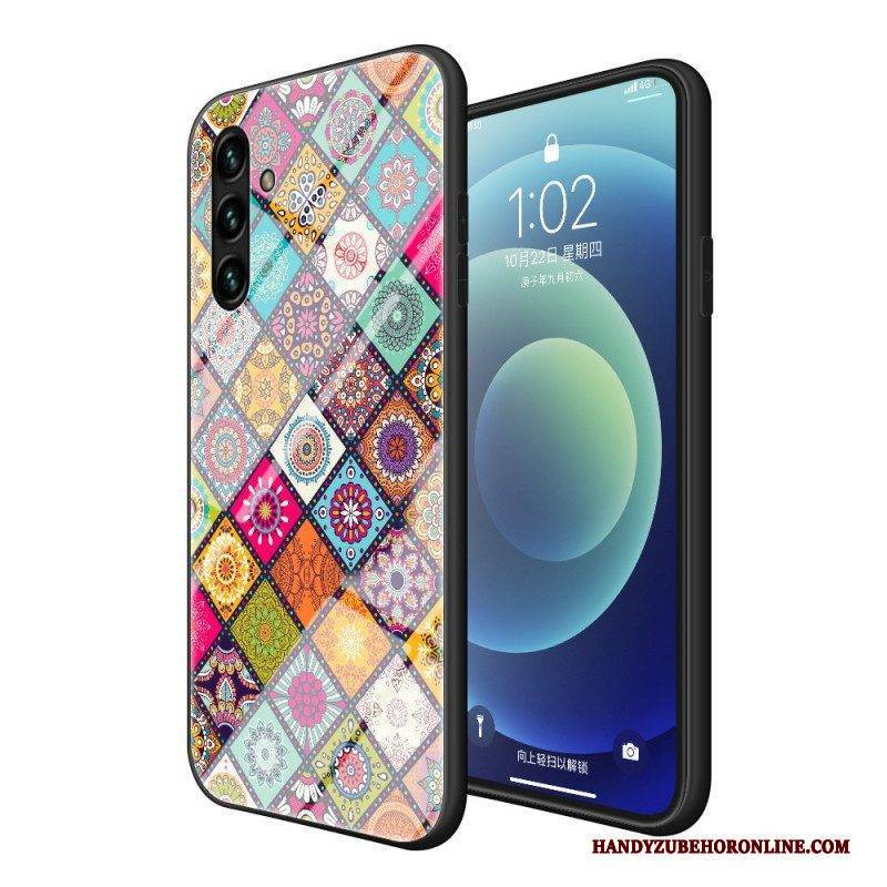 Handyhülle Für Samsung Galaxy A13 5G / A04s Patchwork-magnethalter
