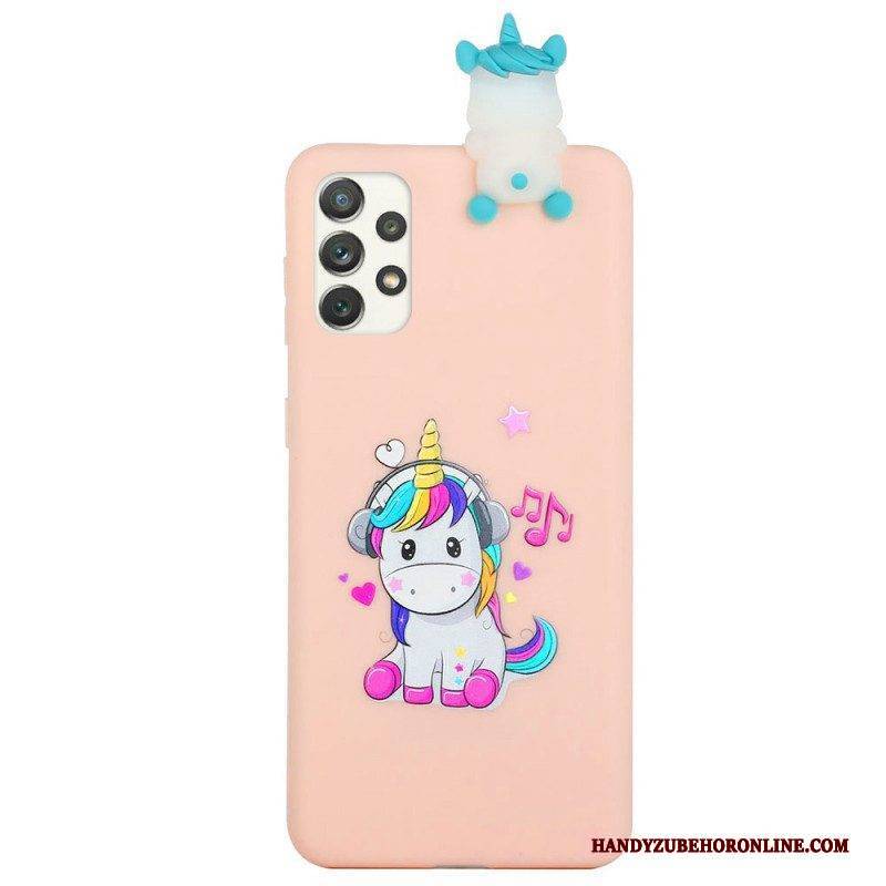 Handyhülle Für Samsung Galaxy A53 5G Einhorn-spaß 3d