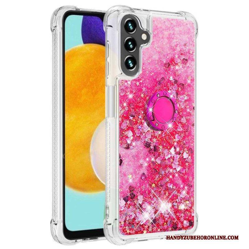 Handyhülle Für Samsung Galaxy A54 5G Pailletten Mit Ringunterstützung