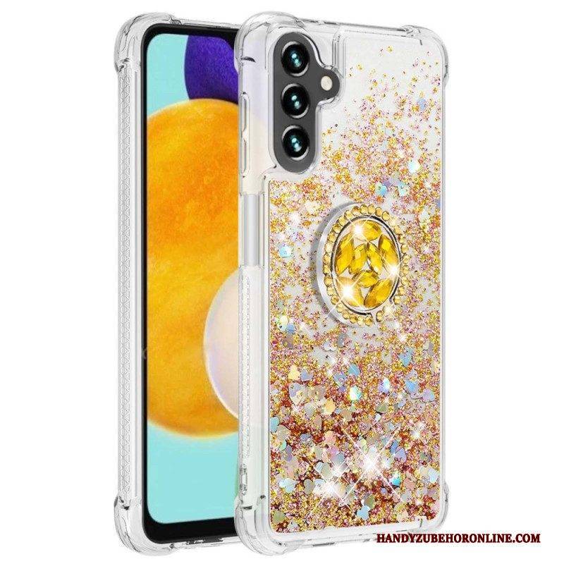 Handyhülle Für Samsung Galaxy A54 5G Pailletten Mit Ringunterstützung