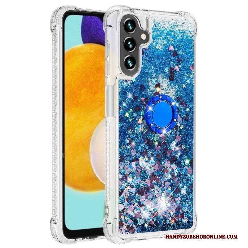 Handyhülle Für Samsung Galaxy A54 5G Pailletten Mit Ringunterstützung