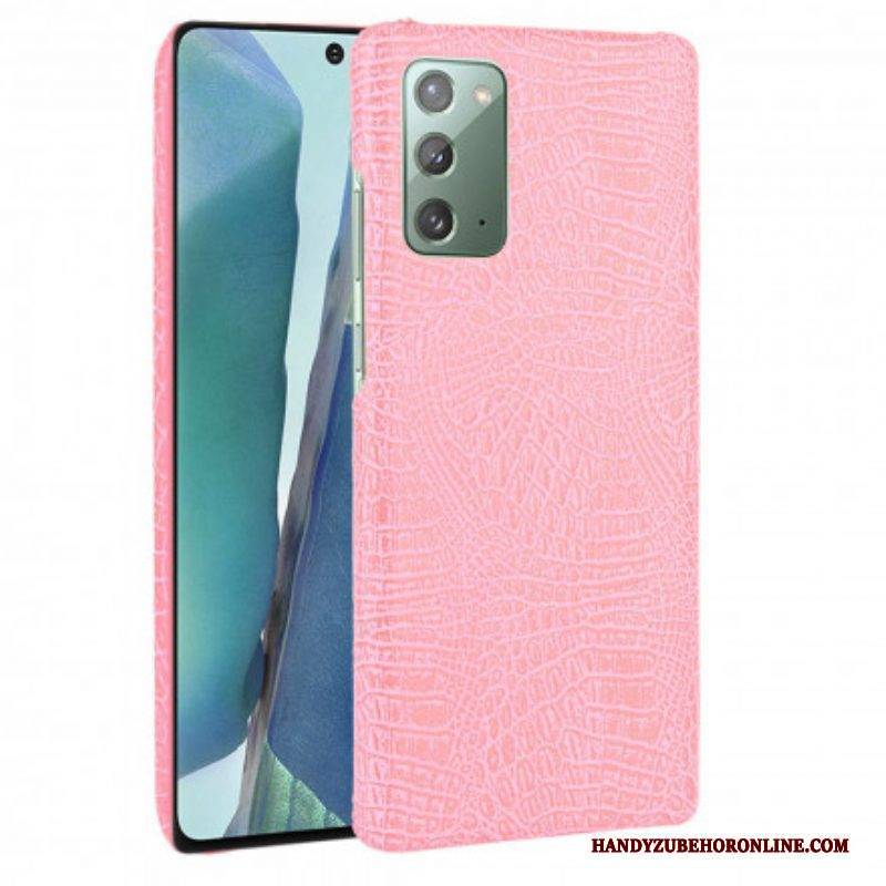 Handyhülle Für Samsung Galaxy M31 Krokodilhaut-effekt