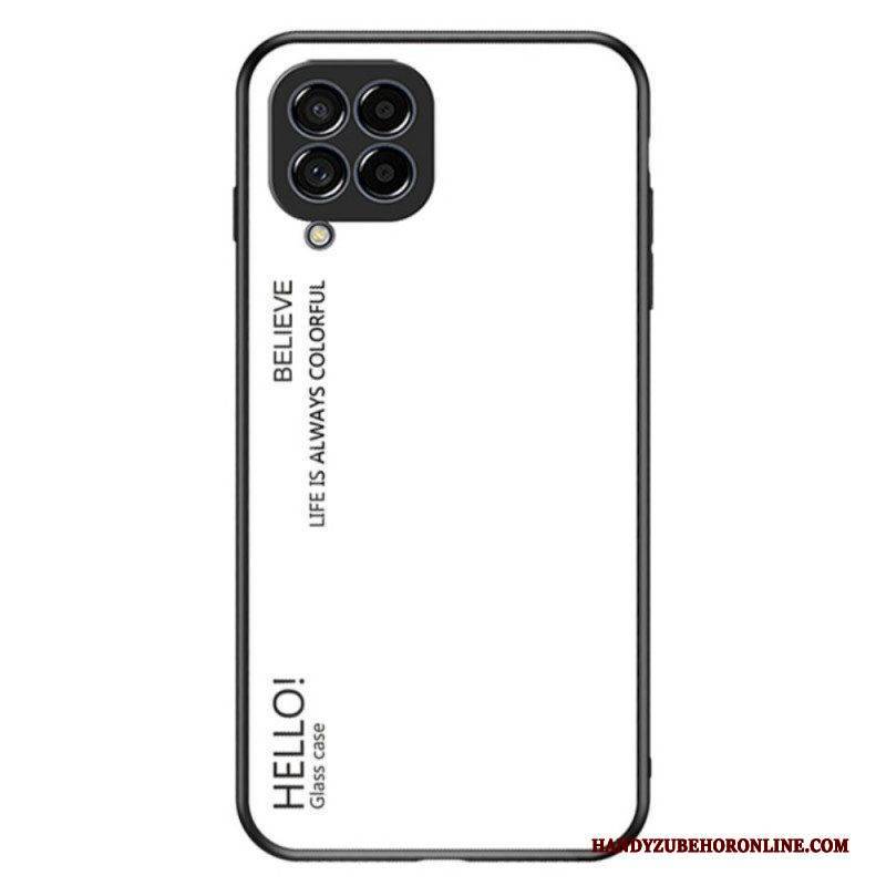 Handyhülle Für Samsung Galaxy M33 5G Gehärtetes Glas Hallo