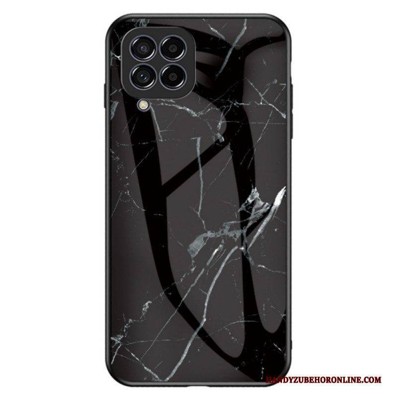 Handyhülle Für Samsung Galaxy M33 5G Marmor-gehärtetes Glas