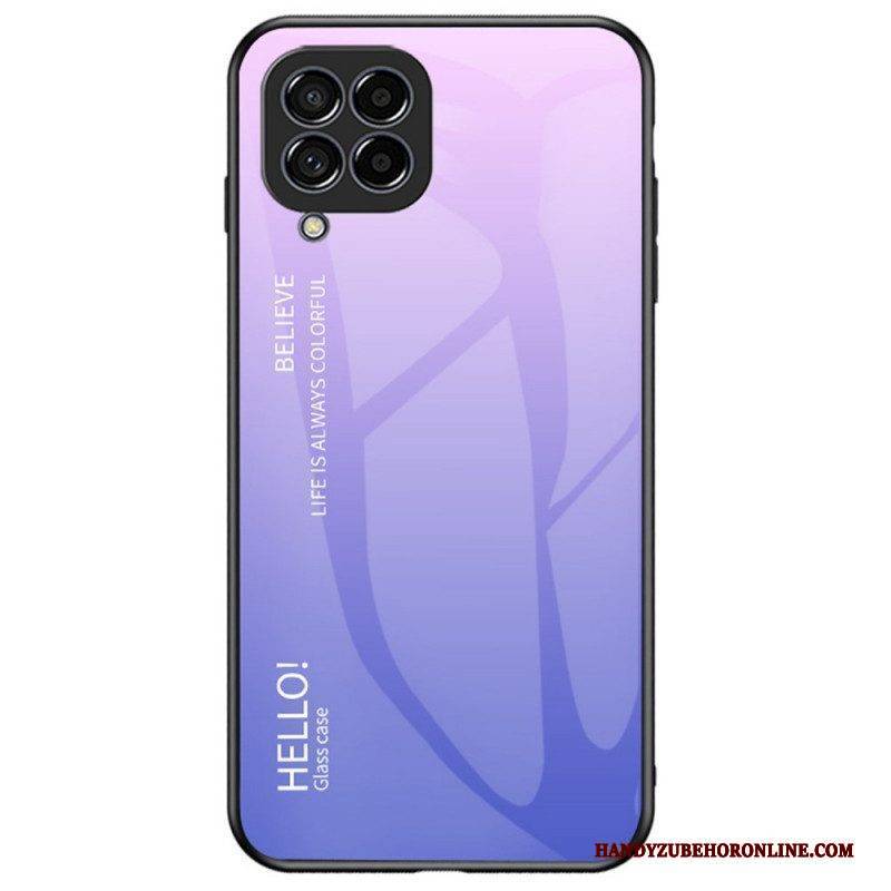 Handyhülle Für Samsung Galaxy M53 5G Gehärtetes Glas Hallo