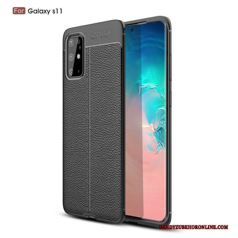 Handyhülle Für Samsung Galaxy S20 Plus / S20 Plus 5G Litschi-doppellinie