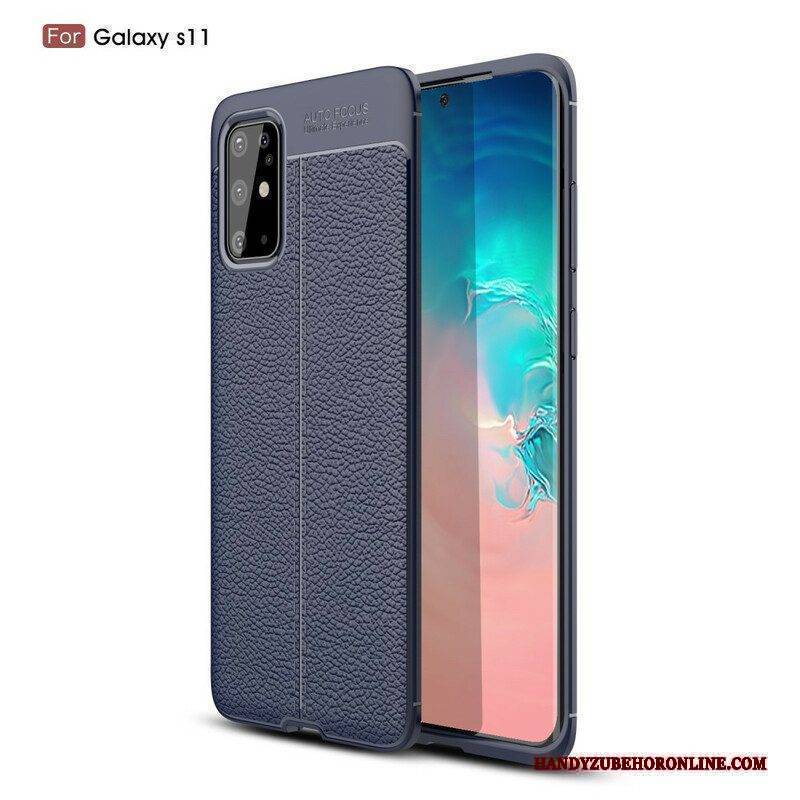 Handyhülle Für Samsung Galaxy S20 Plus / S20 Plus 5G Litschi-doppellinie