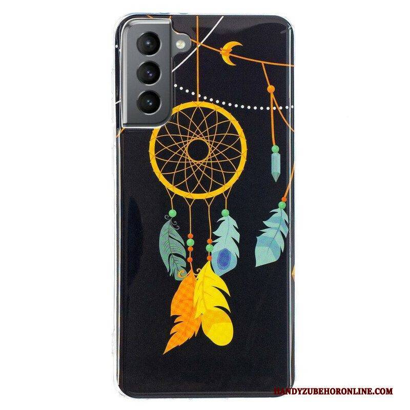 Handyhülle Für Samsung Galaxy S21 FE Fluoreszierender Traumfänger