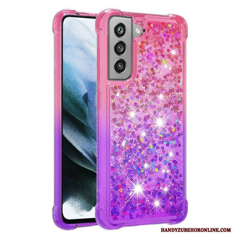 Handyhülle Für Samsung Galaxy S21 FE Paillettenfarben