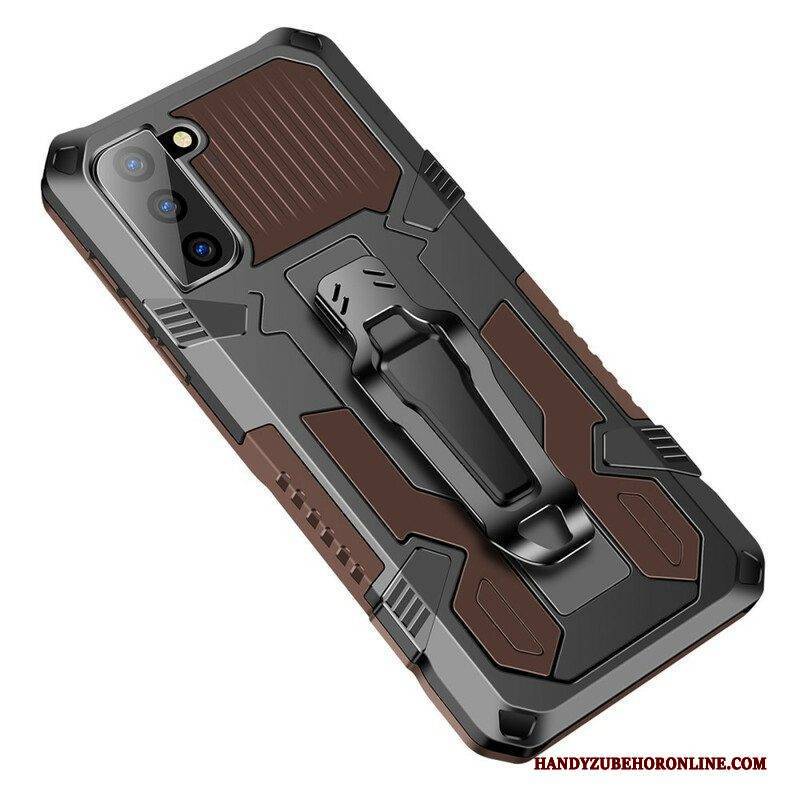 Handyhülle Für Samsung Galaxy S21 FE Roboter Mit Gürtelclip