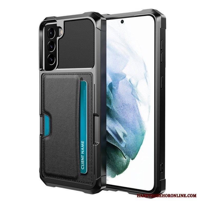 Handyhülle Für Samsung Galaxy S22 5G Kartenhalter Aus Kunstleder