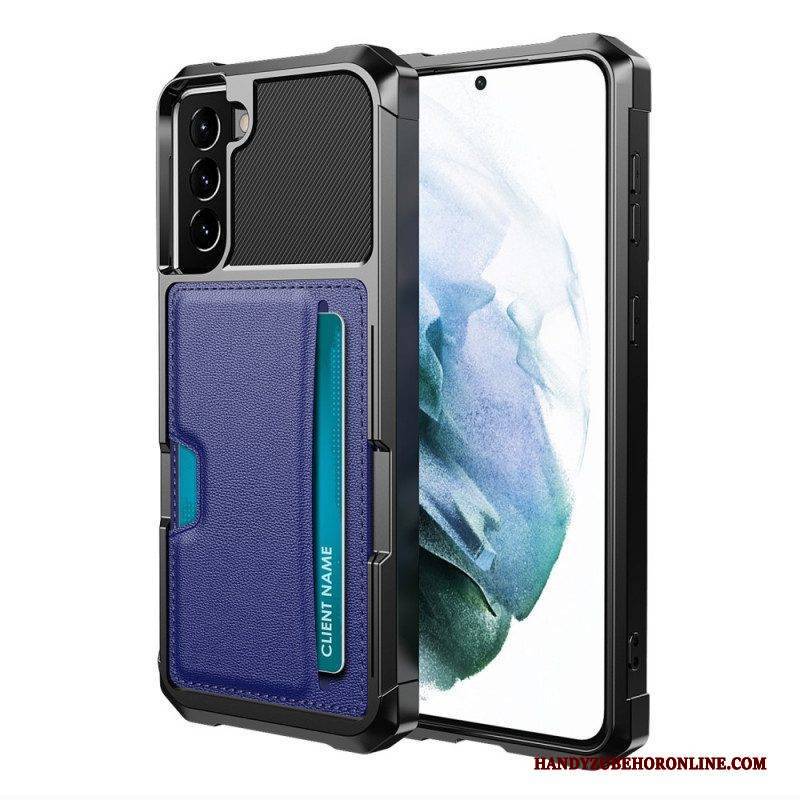 Handyhülle Für Samsung Galaxy S22 5G Kartenhalter Aus Kunstleder