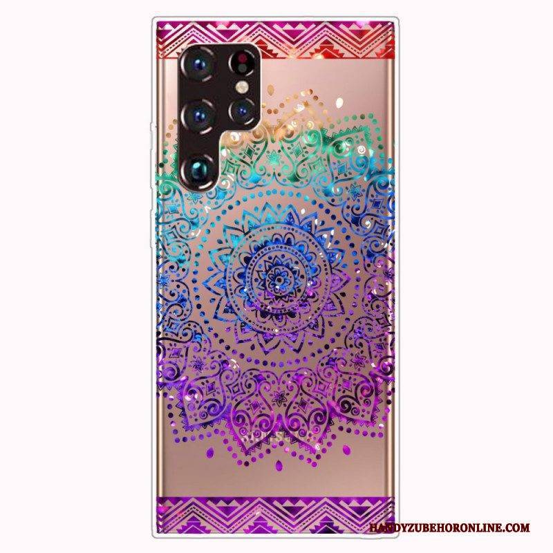 Handyhülle Für Samsung Galaxy S22 Ultra 5G Mandala-design