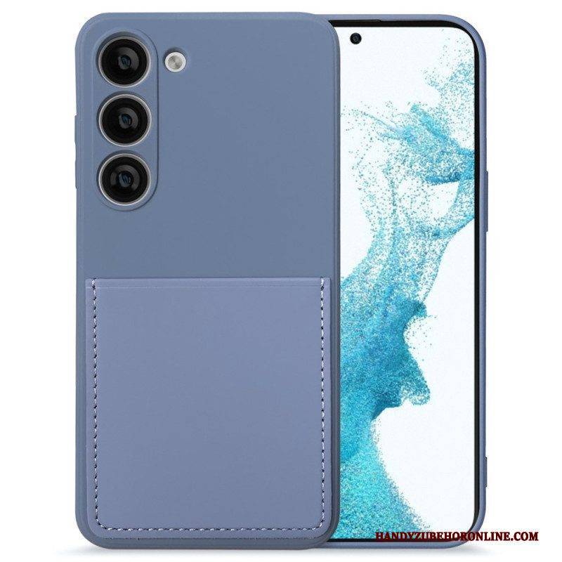 Handyhülle Für Samsung Galaxy S23 5G Kartenhalter Aus Flüssigem Silikon