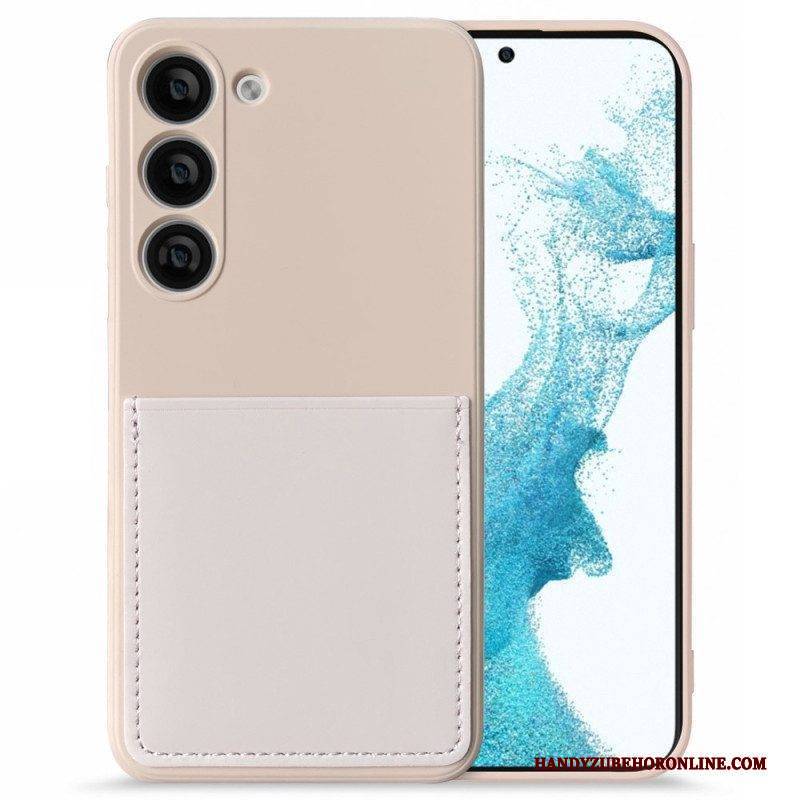 Handyhülle Für Samsung Galaxy S23 5G Kartenhalter Aus Flüssigem Silikon