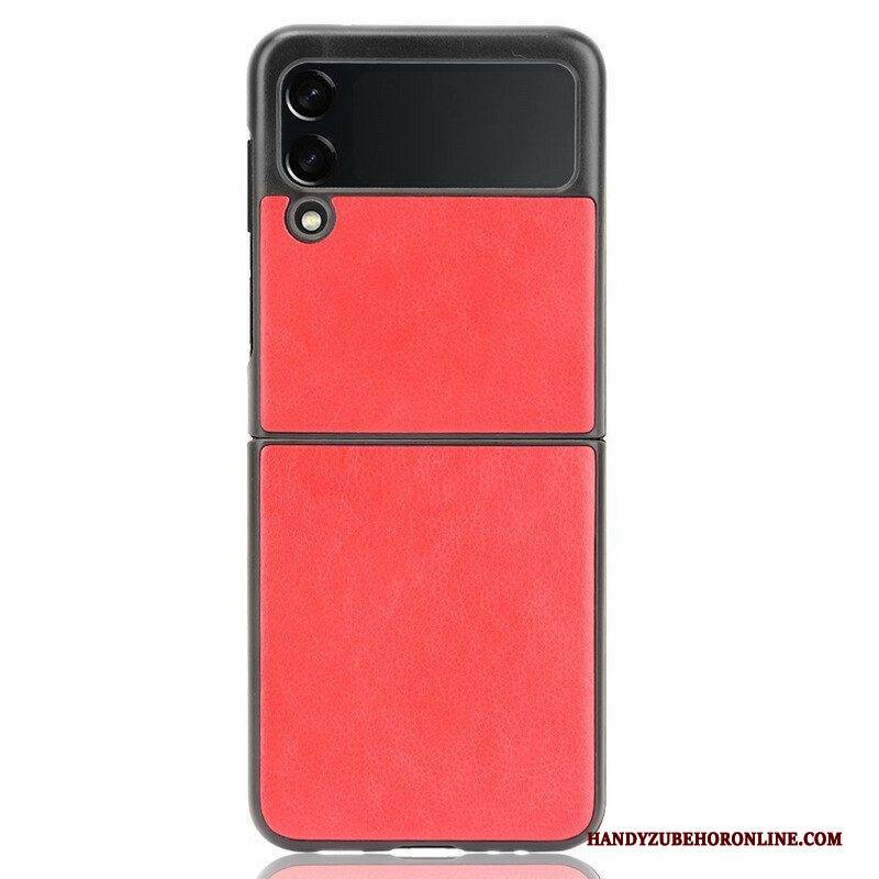 Handyhülle Für Samsung Galaxy Z Flip 3 5G Flip Case Litschi-kunstleder