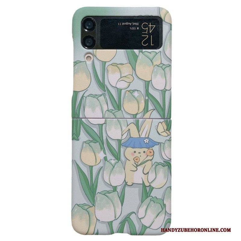 Handyhülle Für Samsung Galaxy Z Flip 4 Flip Case Blumen
