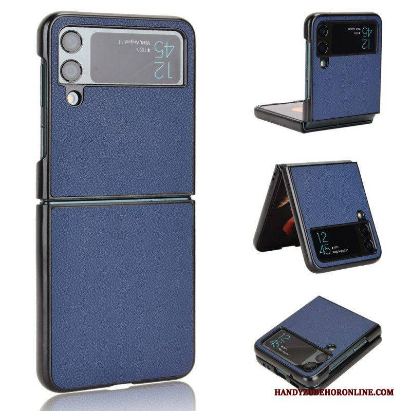 Handyhülle Für Samsung Galaxy Z Flip 4 Flip Case Litschi-leder-textur