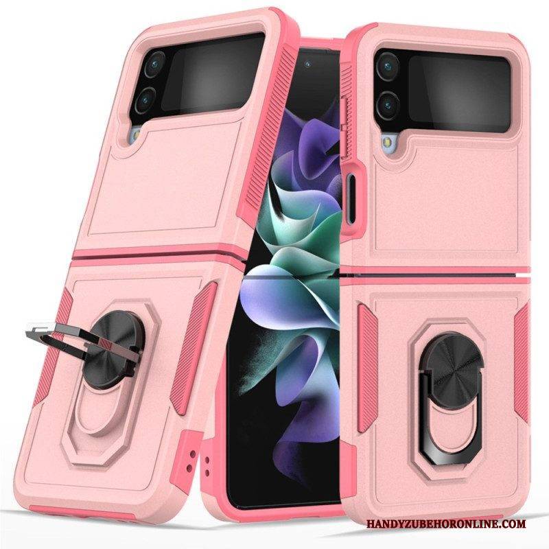 Handyhülle Für Samsung Galaxy Z Flip 4 Flip Case Starr Mit Ringunterstützung