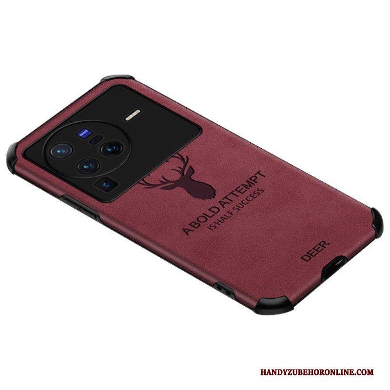 Handyhülle Für Vivo X80 Pro Hirsch Aus Kunstleder