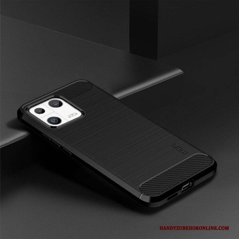 Handyhülle Für Xiaomi 13 Mofi Gebürstete Kohlefaser