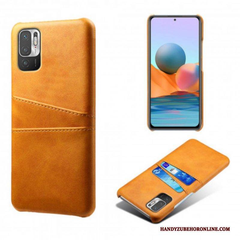 Handyhülle Für Xiaomi Redmi Note 10 5G Doppelter Kartenhalter Ksq